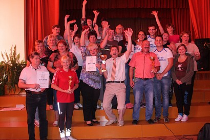 Priekšplānā - sacensību uzvarētāji, Jaunstrūžānu pamatskolas komanda