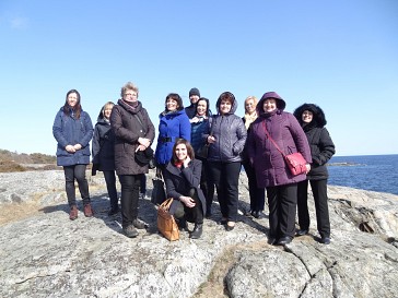 Rēzeknes novada pašvaldības delegācija 2014. gada pavasarī, vizītē Norvēģijā