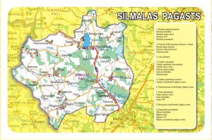Silmalas pagasta karte