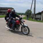 Motociklu brauciens Bērzgalē, foto:Daila Ekimāne