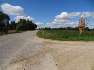 Ceļš Vonogova-Rogovka, kam dubultā virsmas apstrāde veikta pirms pāris gadiem