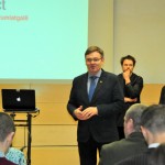 Uzņēmējus uzrunāja Rēzeknes novada domes priekšsēdētājs Monvīds Švarcs 