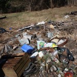 Talka Čornajas pagastā. Foto - Anatolijs Krasnonosovs. Šie atkritumi savākti Sokorņos.