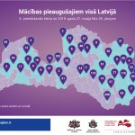 Macibas pieaugusajiem 4. karta - Latvijas karte